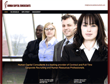 Tablet Screenshot of humancapitalconsultants.com
